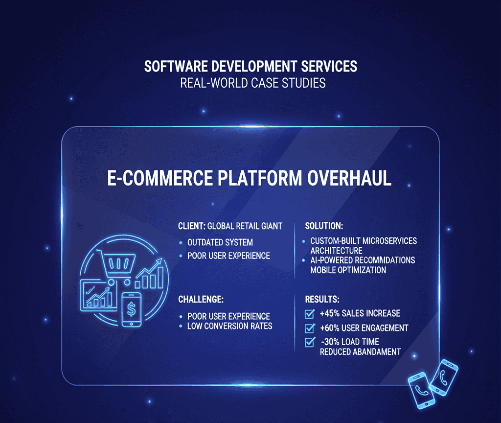 Custom e-commerce platform development services for scalable, secure, and high-performing online stores.