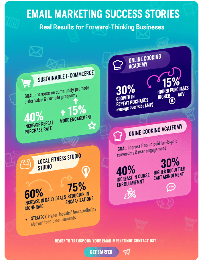 Email marketing for sustainable e-commerce brands promoting eco-friendly products, personalized offers, and automated green campaigns