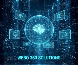 How Webo 360 Solutions helps businesses implement Artificial Intelligence solutions for automation, analytics, and growth.
