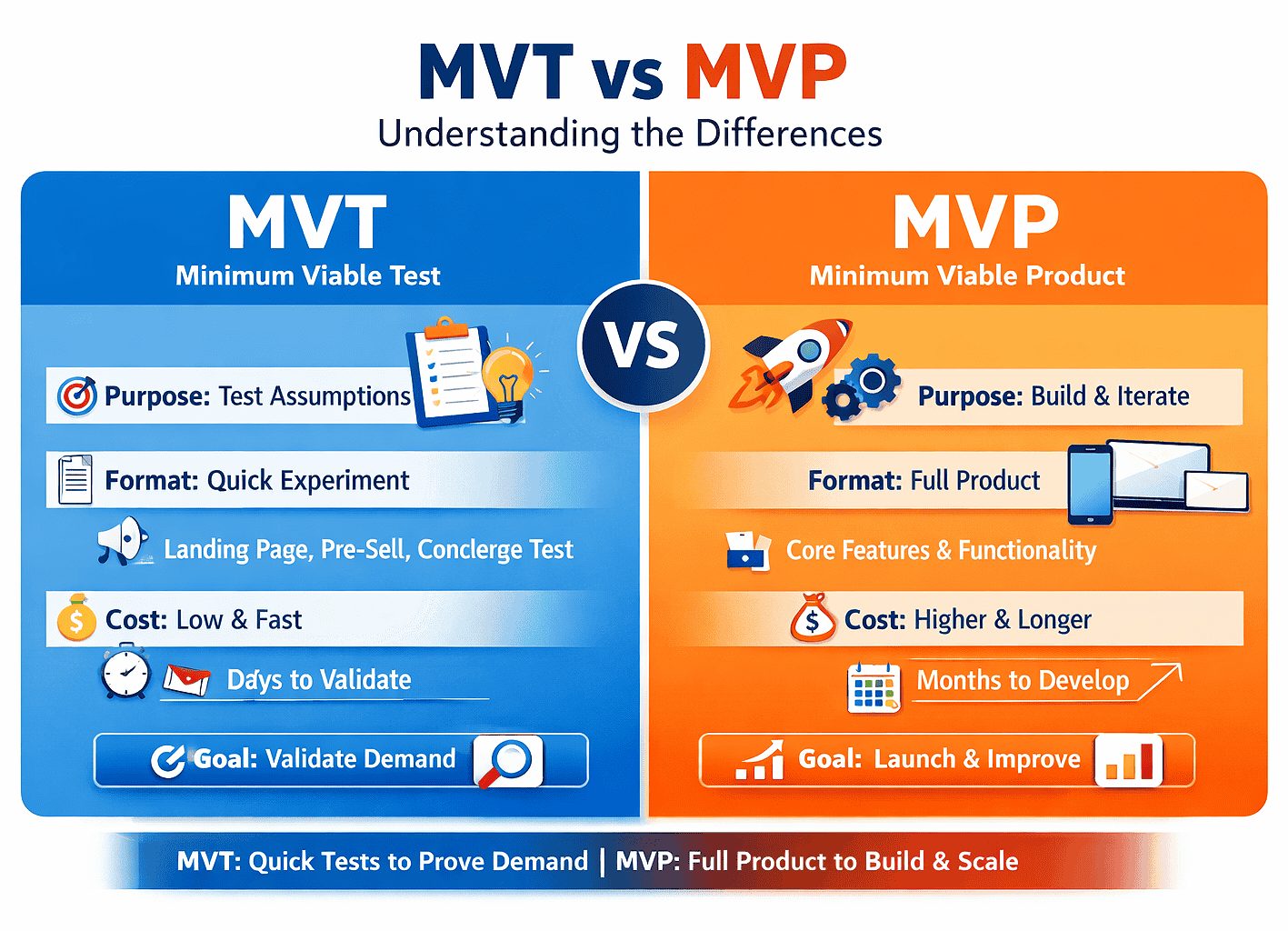 MVT vs MVP comparison
