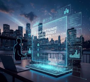 Comparison of top software development companies in New York featuring Webo 360 Solutions.