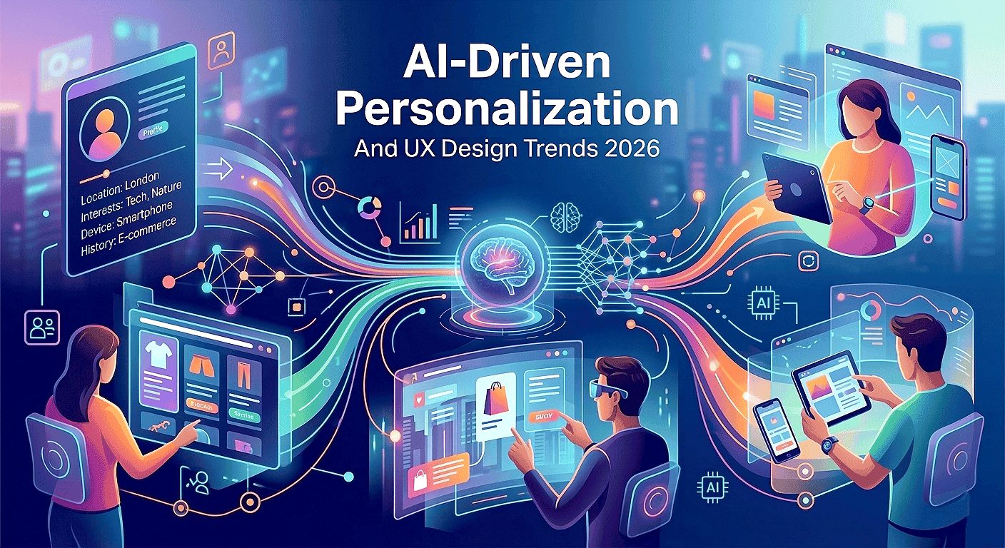 AI-driven personalization and UX design trends for 2026.