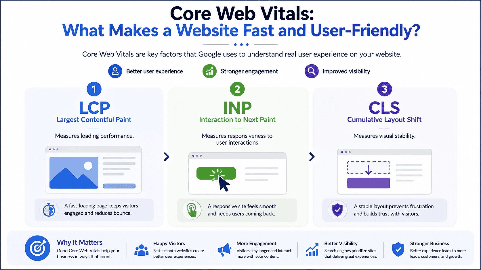 Website speed and Core Web Vitals performance commitment